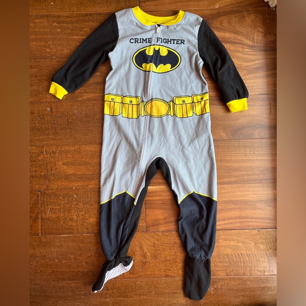 Batman superhero onesie pajamas